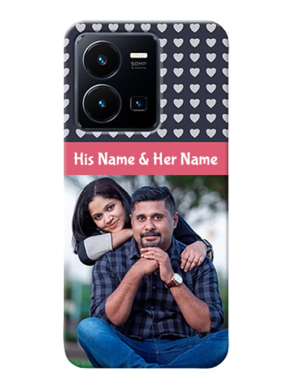 Custom Vivo Y35 2022 Custom Mobile Case with Love Symbols Design