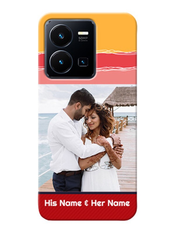 Custom Vivo Y35 2022 custom mobile phone covers: Colorful Case Design