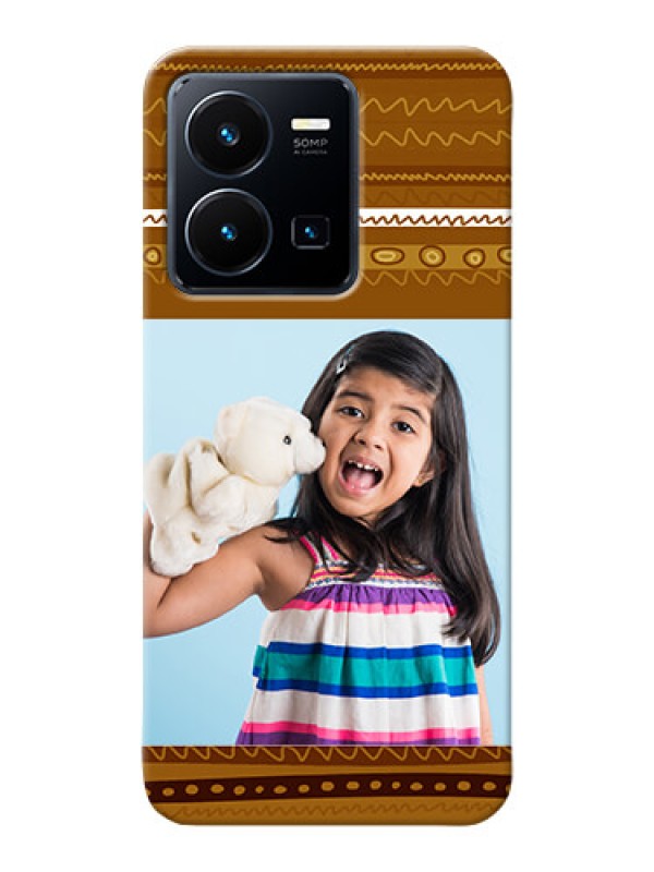 Custom Vivo Y35 2022 Mobile Covers: Friends Picture Upload Design 