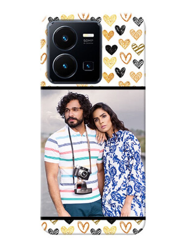 Custom Vivo Y35 2022 Personalized Mobile Cases: Love Symbol Design