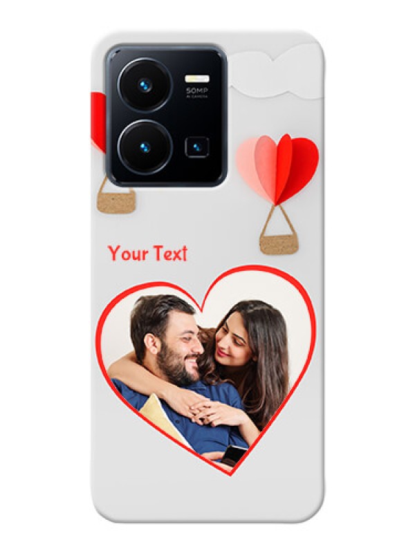 Custom Vivo Y35 2022 Phone Covers: Parachute Love Design