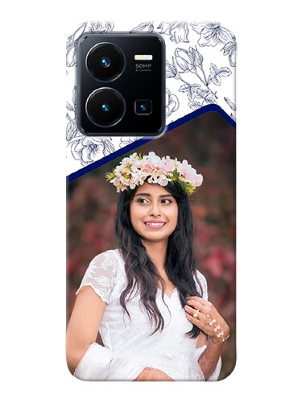 Custom Vivo Y35 2022 Phone Cases: Premium Floral Design