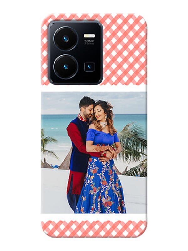 Custom Vivo Y35 2022 custom mobile cases: Pink Pattern Design