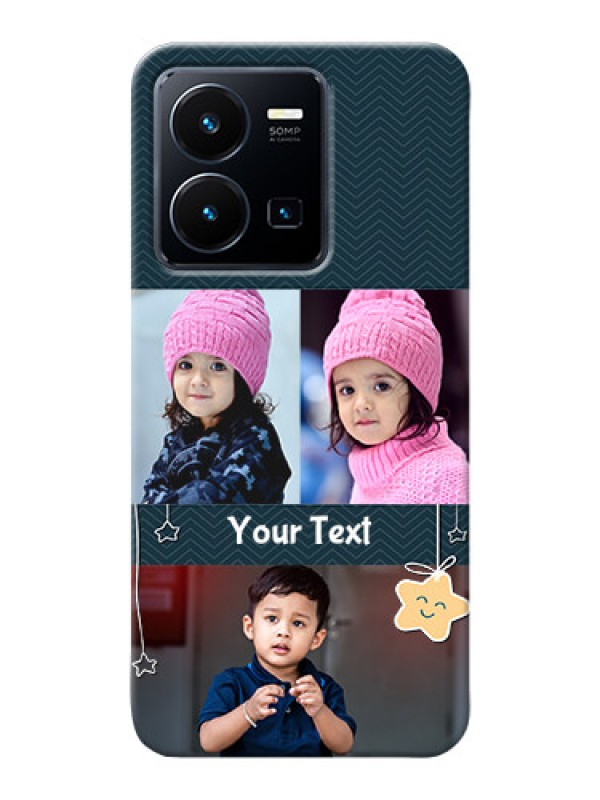 Custom Vivo Y35 2022 Mobile Back Covers Online: Hanging Stars Design