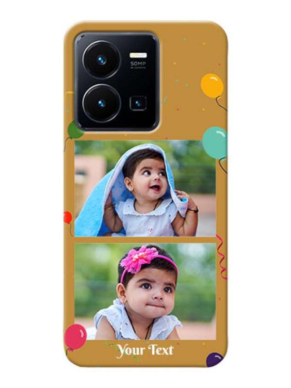 Custom Vivo Y35 2022 Phone Covers: Image Holder with Birthday Celebrations Design