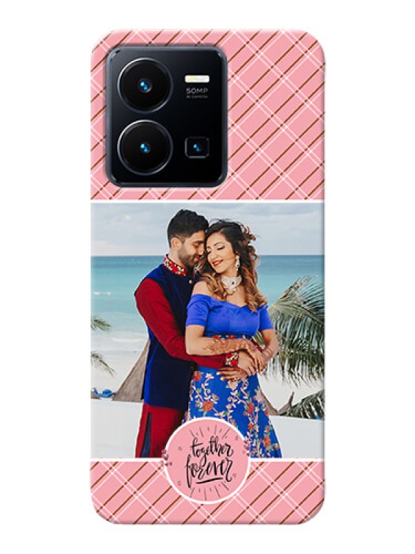 Custom Vivo Y35 2022 Mobile Covers Online: Together Forever Design