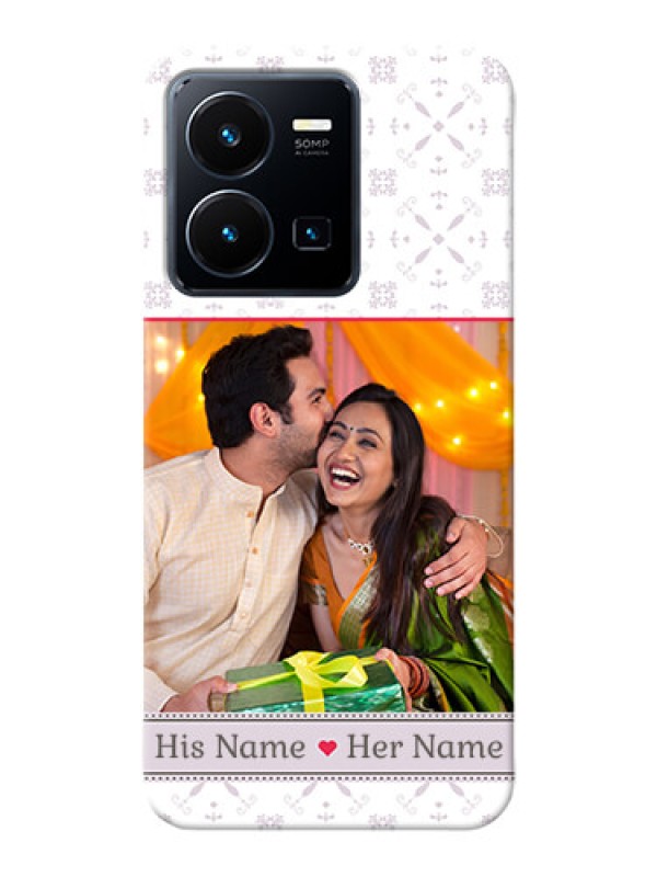 Custom Vivo Y35 2022 Phone Cases with Photo and Ethnic Design