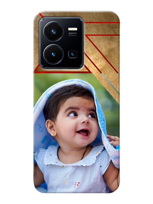 Custom Vivo Y35 2022 mobile phone cases: Gradient Abstract Texture Design