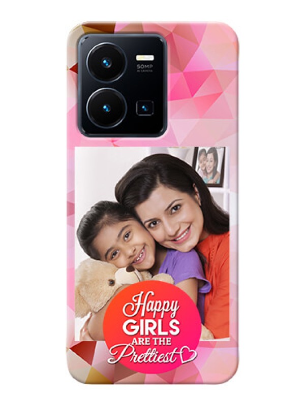 Custom Vivo Y35 2022 Personalized Phone Covers: Abstract Triangle Design