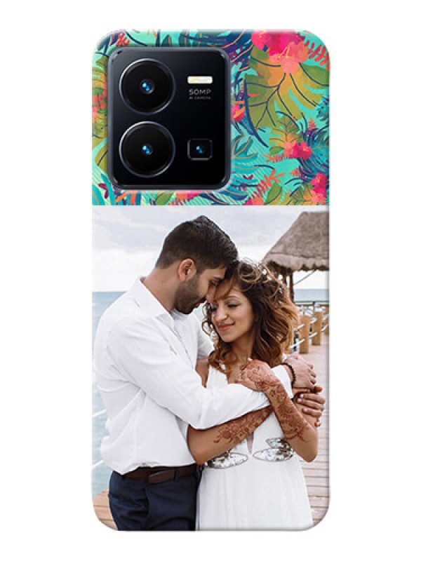 Custom Vivo Y35 2022 Personalized Phone Cases: Watercolor Floral Design