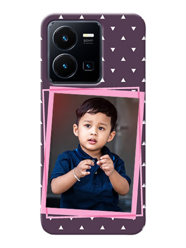 Custom Vivo Y35 2022 Phone Cases: Triangle Pattern Dotted Design