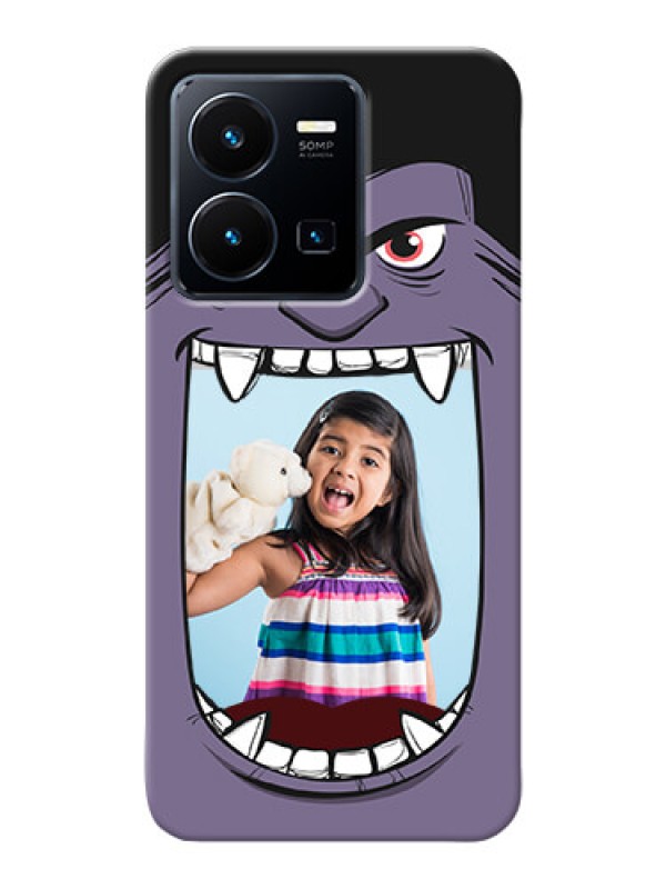Custom Vivo Y35 2022 Personalised Phone Covers: Angry Monster Design