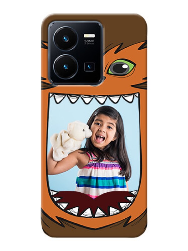 Custom Vivo Y35 2022 Phone Covers: Owl Monster Back Case Design