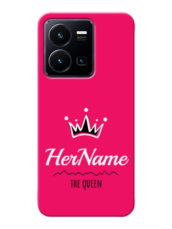 Custom Vivo Y35 2022 Queen Phone Case with Name