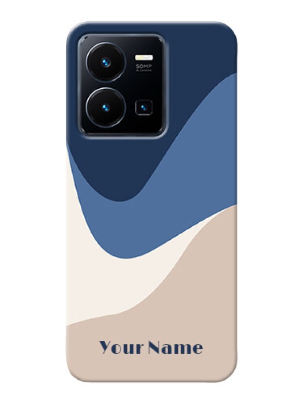 Custom Vivo Y35 2022 Back Covers: Abstract Drip Art Design