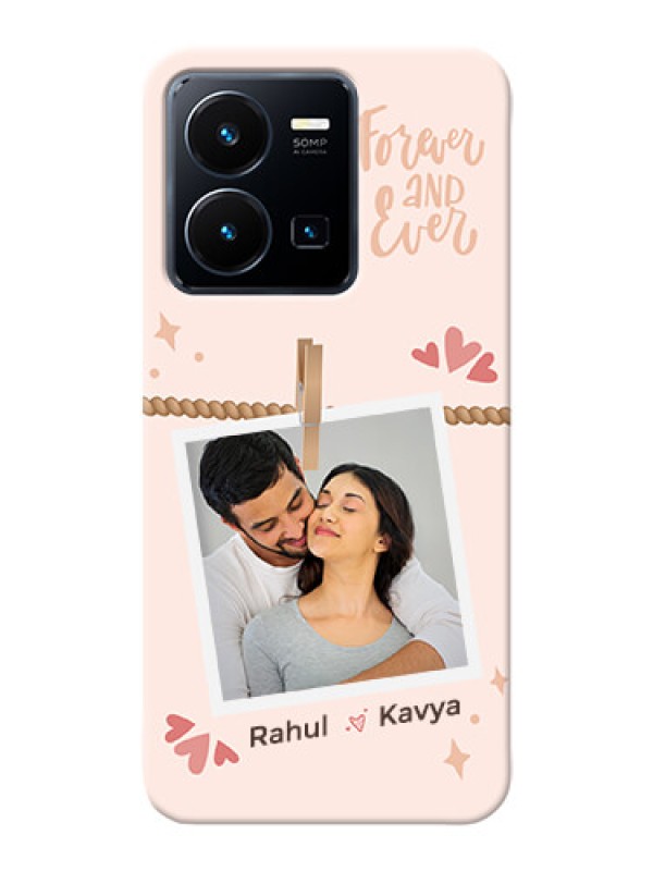 Custom Vivo Y35 2022 Phone Back Covers: Forever and ever love Design