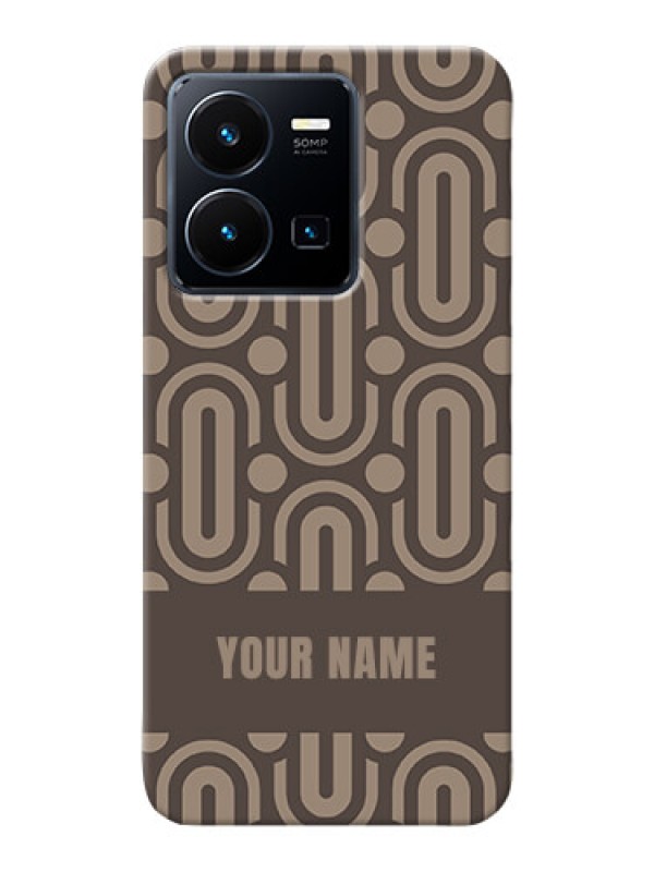 Custom Vivo Y35 2022 Custom Phone Covers: Captivating Zero Pattern Design