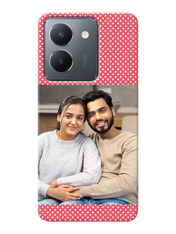 Custom Vivo Y36 Custom Mobile Case with White Dotted Design