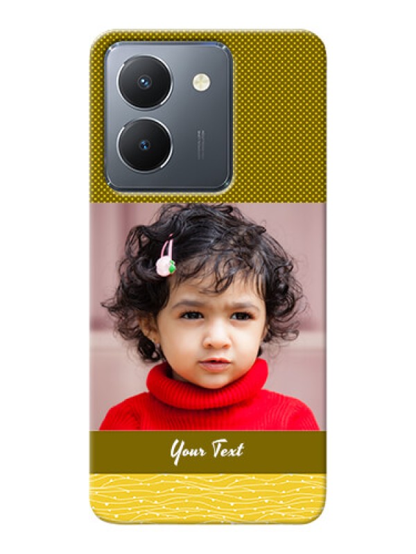 Custom Vivo Y36 custom mobile back covers: Simple Green Color Design