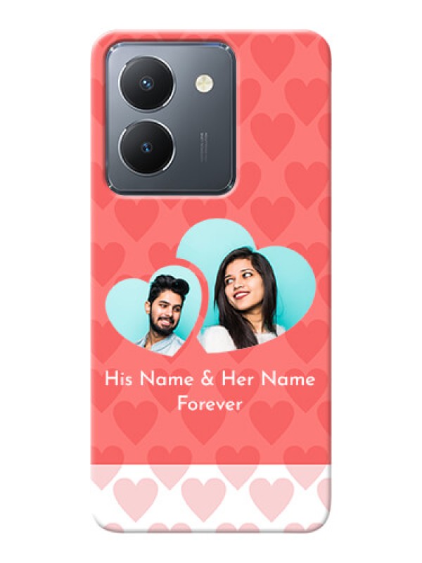 Custom Vivo Y36 personalized phone covers: Couple Pic Upload Design