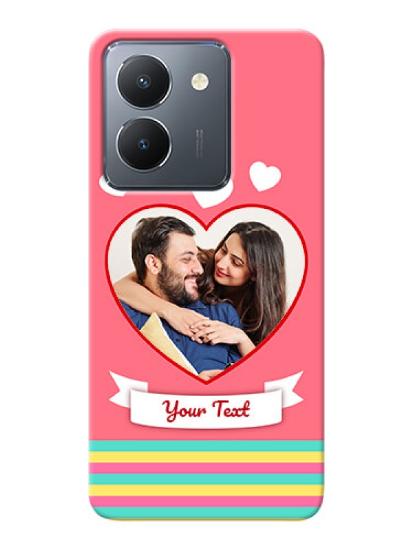 Custom Vivo Y36 Personalised mobile covers: Love Doodle Design