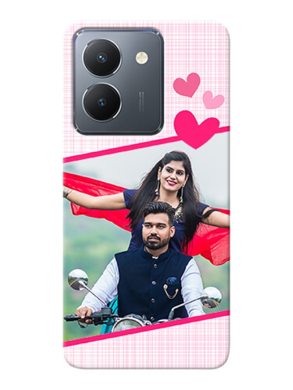 Custom Vivo Y36 Personalised Phone Cases: Love Shape Heart Design