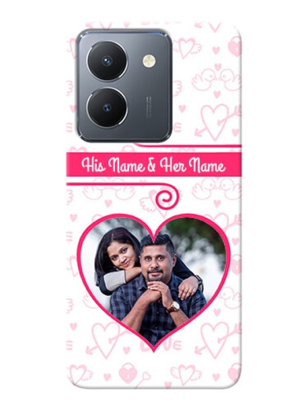 Custom Vivo Y36 Personalized Phone Cases: Heart Shape Love Design