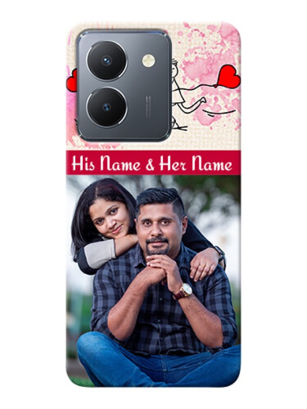 Custom Vivo Y36 phone back covers: You and Me Case Design