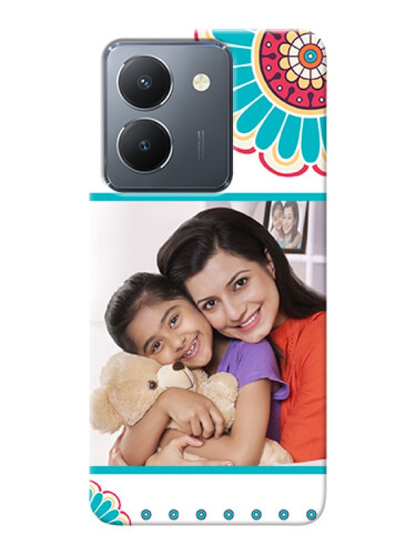 Custom Vivo Y36 custom mobile phone cases: Flower Design