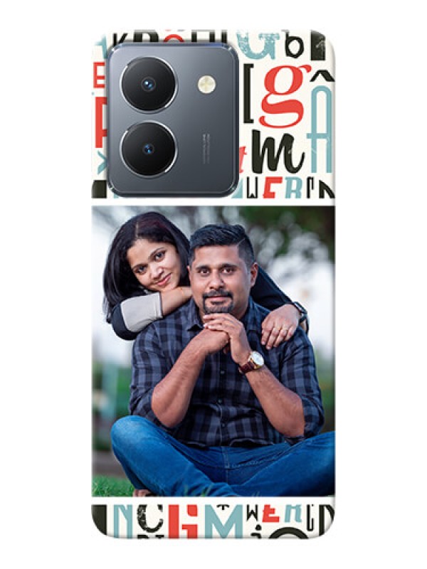 Custom Vivo Y36 custom mobile phone covers: Alphabet Design