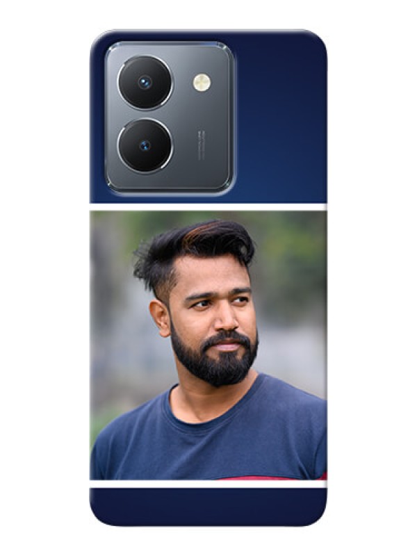 Custom Vivo Y36 Mobile Cases: Simple Royal Blue Design