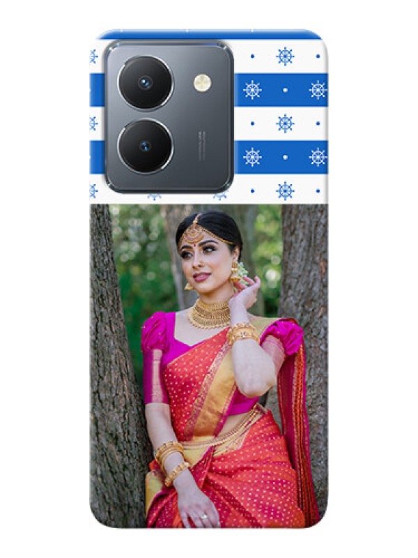 Custom Vivo Y36 custom mobile covers: Snow Pattern Design