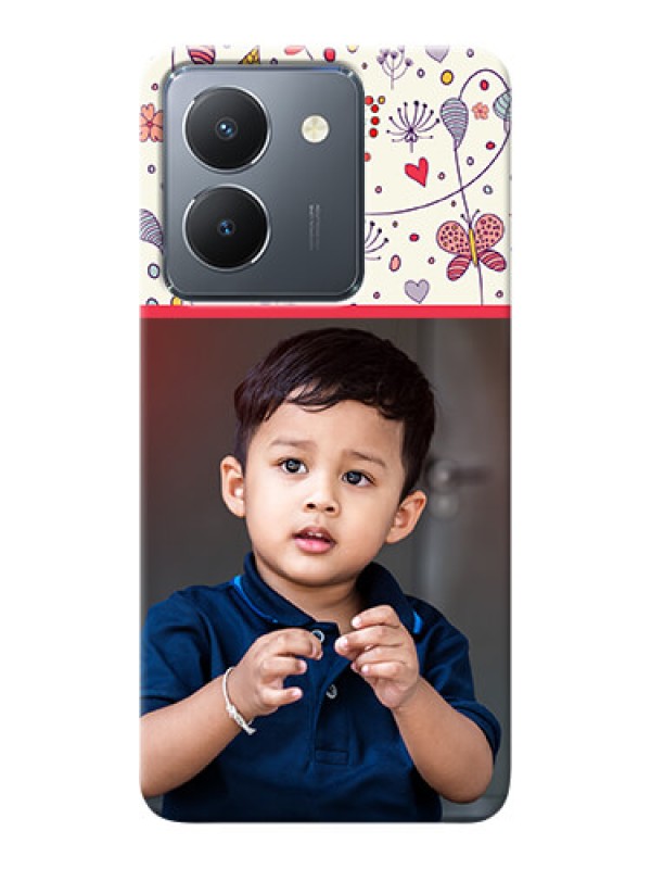 Custom Vivo Y36 phone back covers: Premium Floral Design