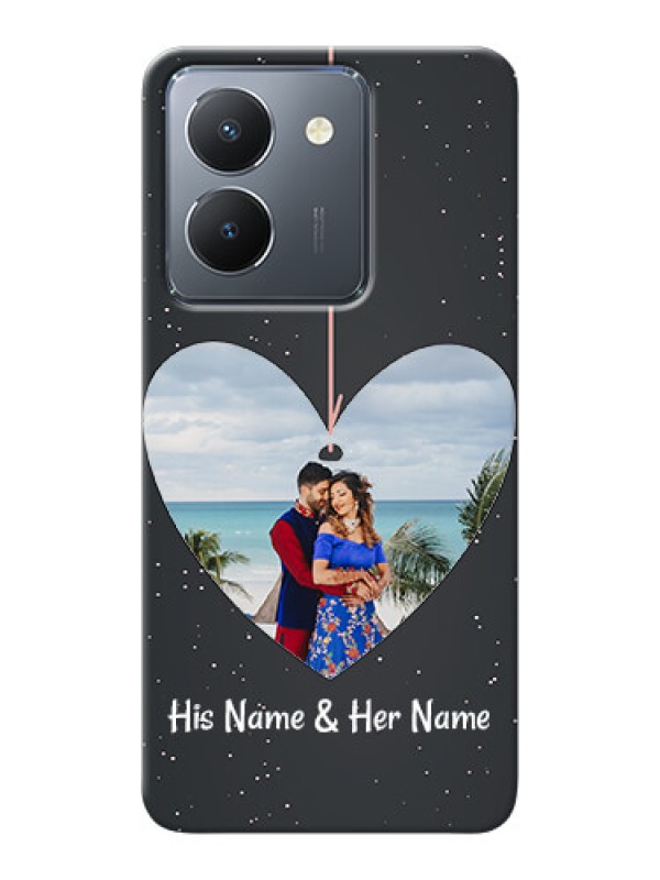 Custom Vivo Y36 custom phone cases: Hanging Heart Design