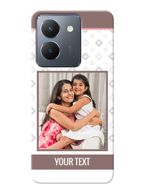 Custom Vivo Y36 custom back covers: Simple Diamond Design