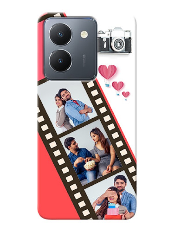 Custom Vivo Y36 custom phone covers: 3 Image Holder with Film Reel