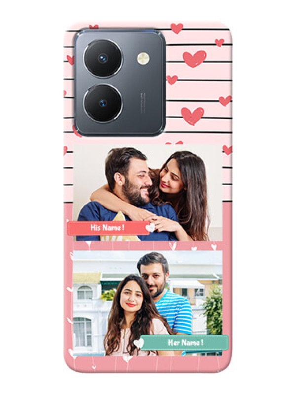 Custom Vivo Y36 custom mobile covers: Photo with Heart Design