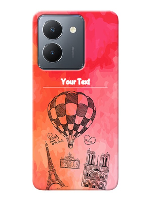 Custom Vivo Y36 Personalized Mobile Covers: Paris Theme Design
