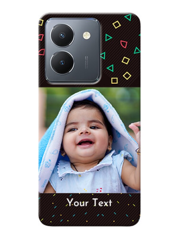 Custom Vivo Y36 custom mobile cases with confetti birthday design