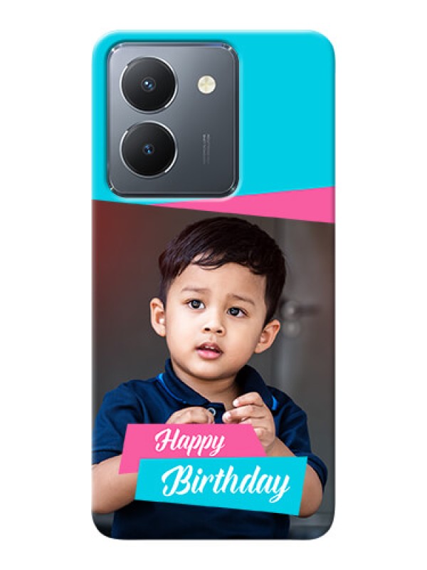 Custom Vivo Y36 Mobile Covers: Image Holder with 2 Color Design