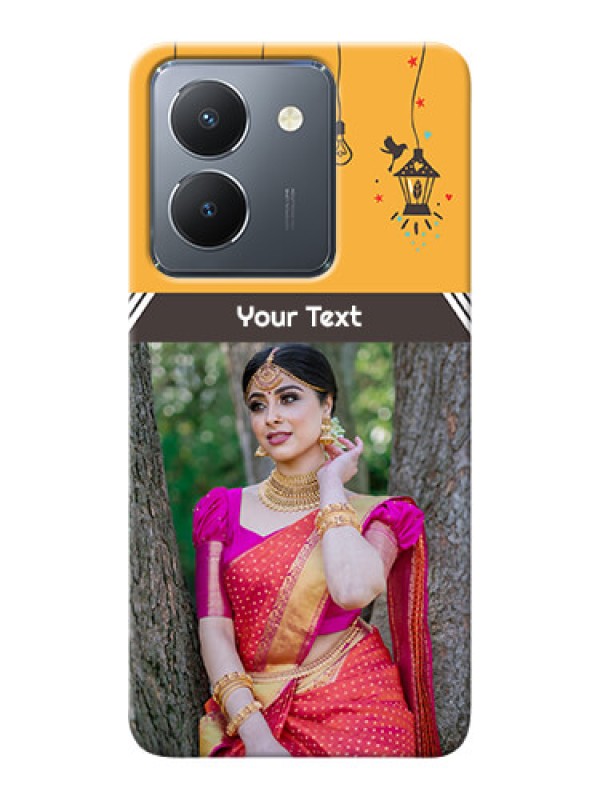 Custom Vivo Y36 custom back covers with Family Picture and Icons