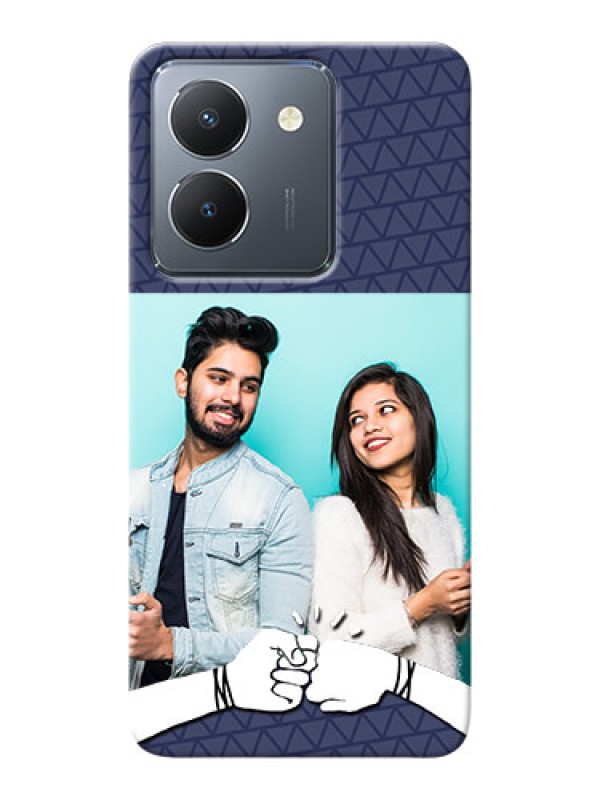 Custom Vivo Y36 Mobile Covers Online with Best Friends Design