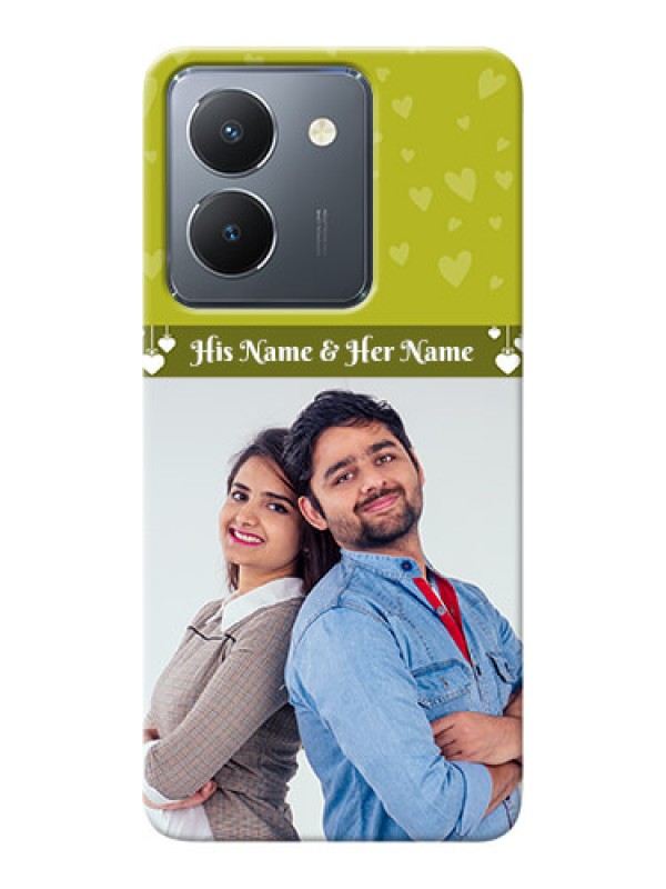 Custom Vivo Y36 custom mobile covers: You & Me Heart Design
