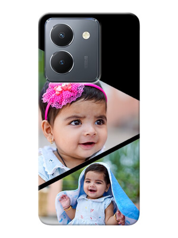 Custom Vivo Y36 mobile back covers online: Semi Cut Design