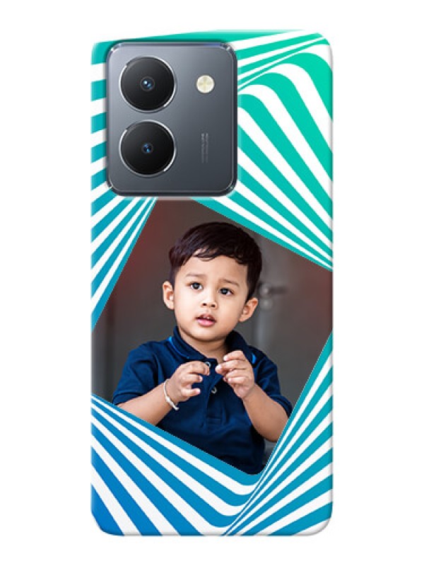 Custom Vivo Y36 Personalised Mobile Covers: Abstract Spiral Design