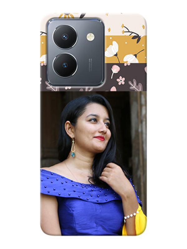 Custom Vivo Y36 mobile cases online: Stylish Floral Design