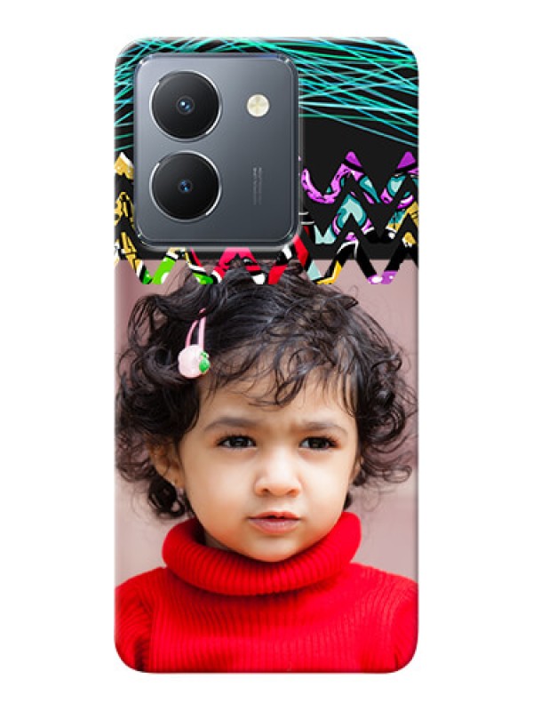 Custom Vivo Y36 personalized phone covers: Neon Abstract Design