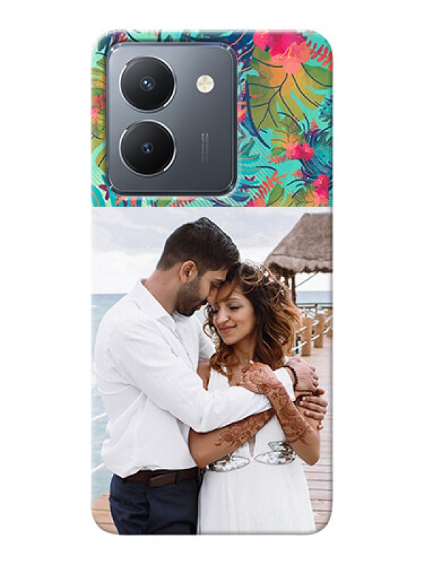 Custom Vivo Y36 Personalized Phone Cases: Watercolor Floral Design