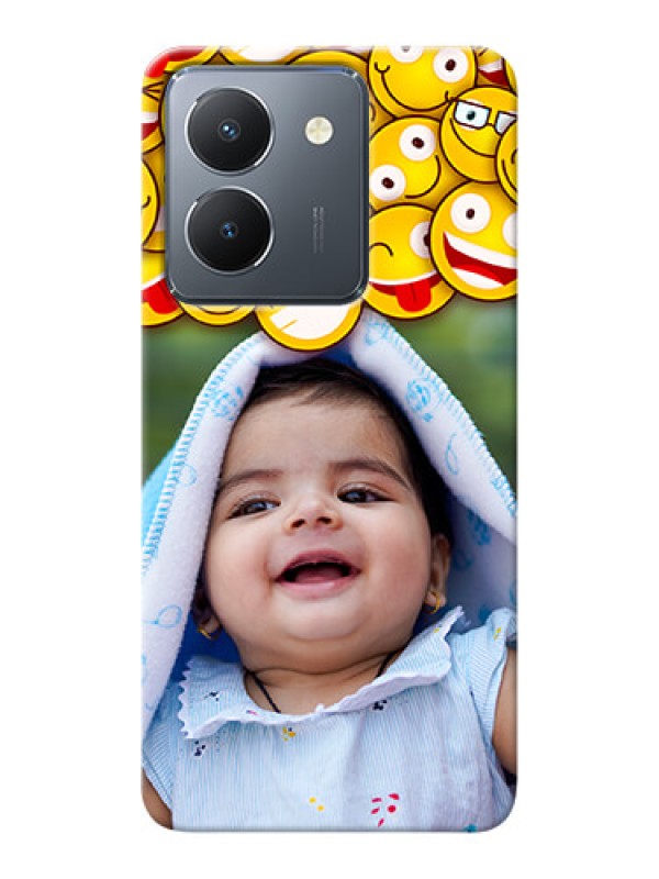 Custom Vivo Y36 Custom Phone Cases with Smiley Emoji Design