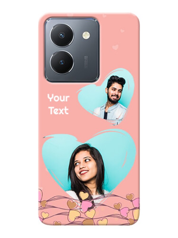 Custom Vivo Y36 customized phone cases: Love Doodle Design